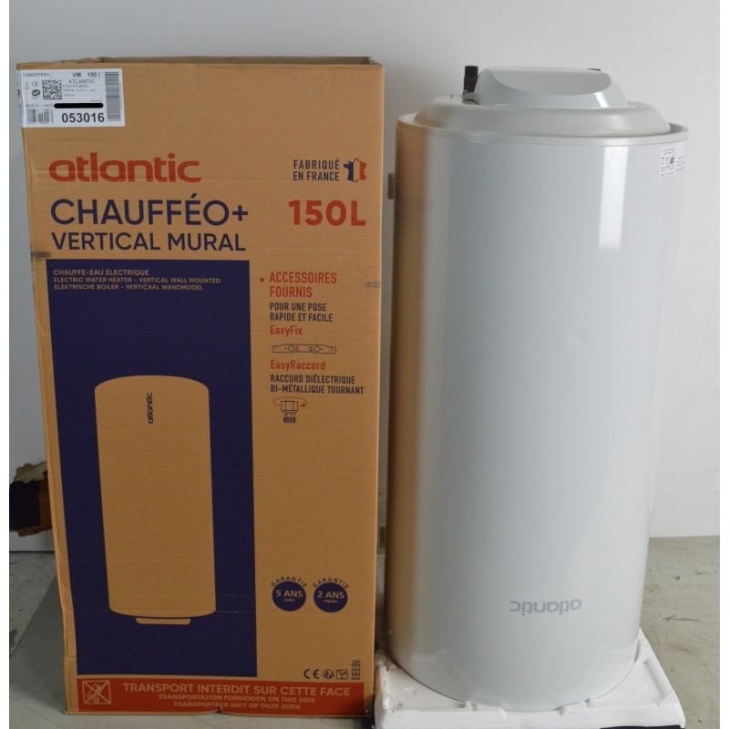 ATLANTIC Chauffe Eau Électrique 150L Chaufféo Plus Stéatite 053016