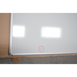 Tableau blanc 120x240 cm - Acier émaillé - Magnétique - Tableau