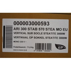 Chauffe-eau électrique stable 300 litres SAGEO - ARISTON 3000593 - Vita  Habitat