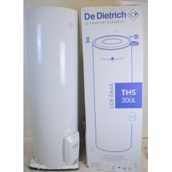 Chauffe eau électrique THS Vertical Sol Cor-Email De Dietrich 300 L