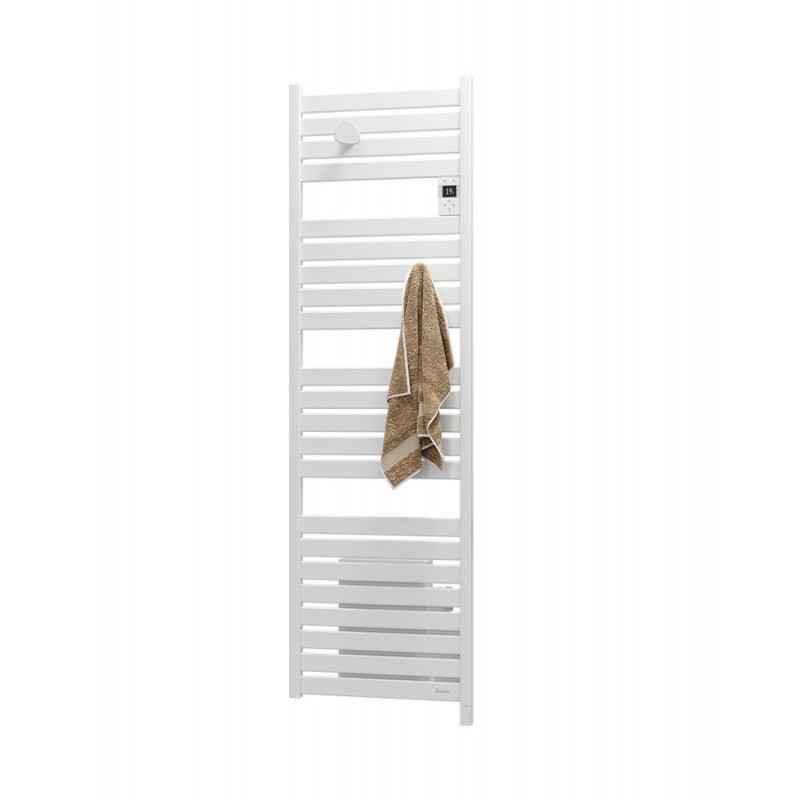 Sèche-Serviettes Electrique 1750W SAUTER Kelud Slim Ventilo Blanc