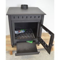 Poêle à Bois 13kW STOVE ITALIA Alba Noir