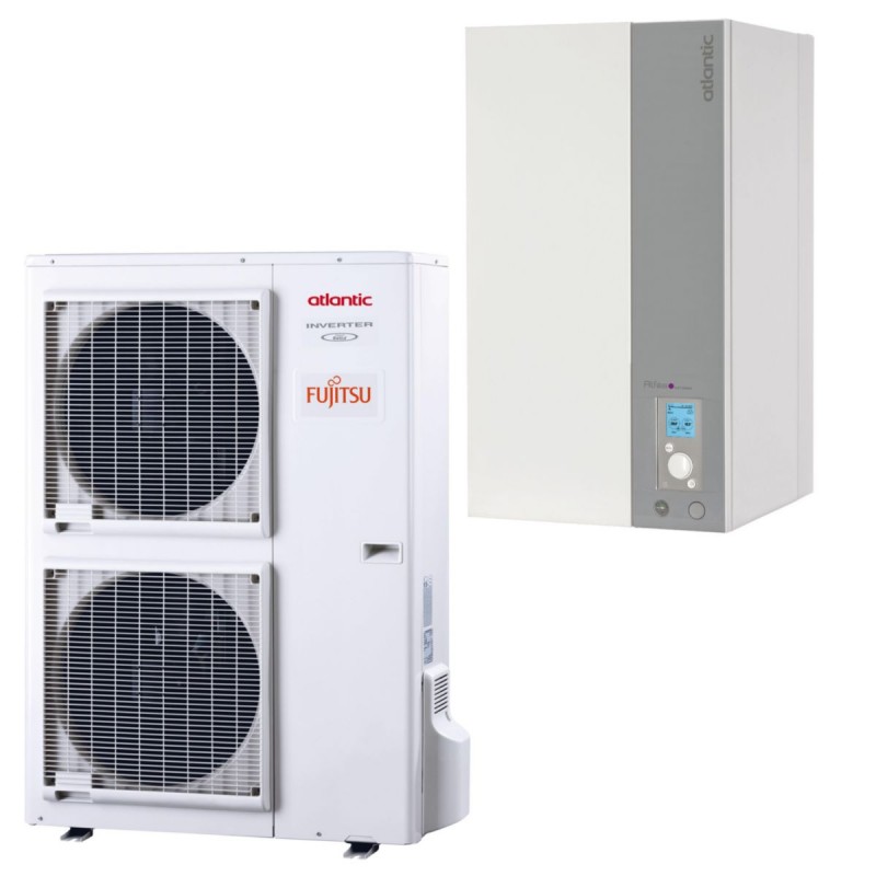 Ensemble de Pompe à Chaleur Air/Eau 16kW ATLANTIC FUJITSU Alféa Excellia HP A.I Monophasé