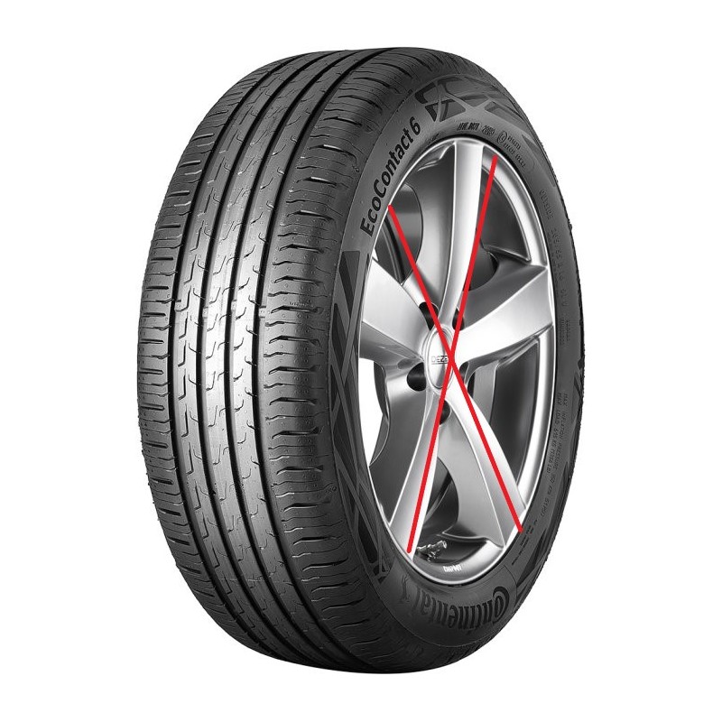 Pneu Été CONTINENTAL Eco Contact 6 235/50 R19 99V