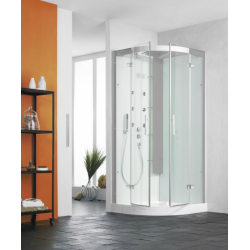 Cabine de Douche 1/4 de Rond 90x90cm KINEDO