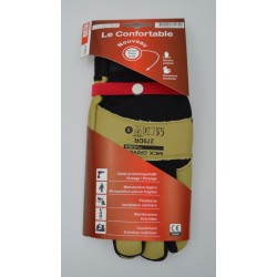 Paire de Gants Textile - Cuir CETA Le Confortable 273-302-09-6