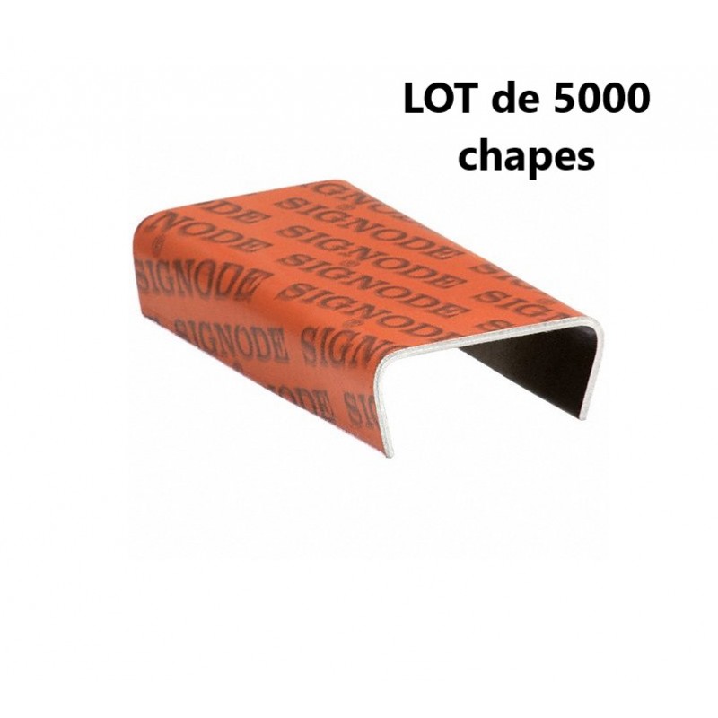 Lot de 5000 Chapes Agrafes de Cerclage SIGNODE 12C