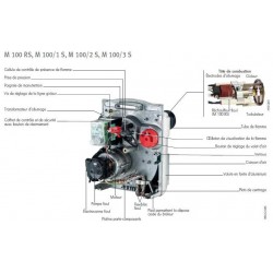 Brûleur Fioul 29-65kw DE DIETRICH M100-3S