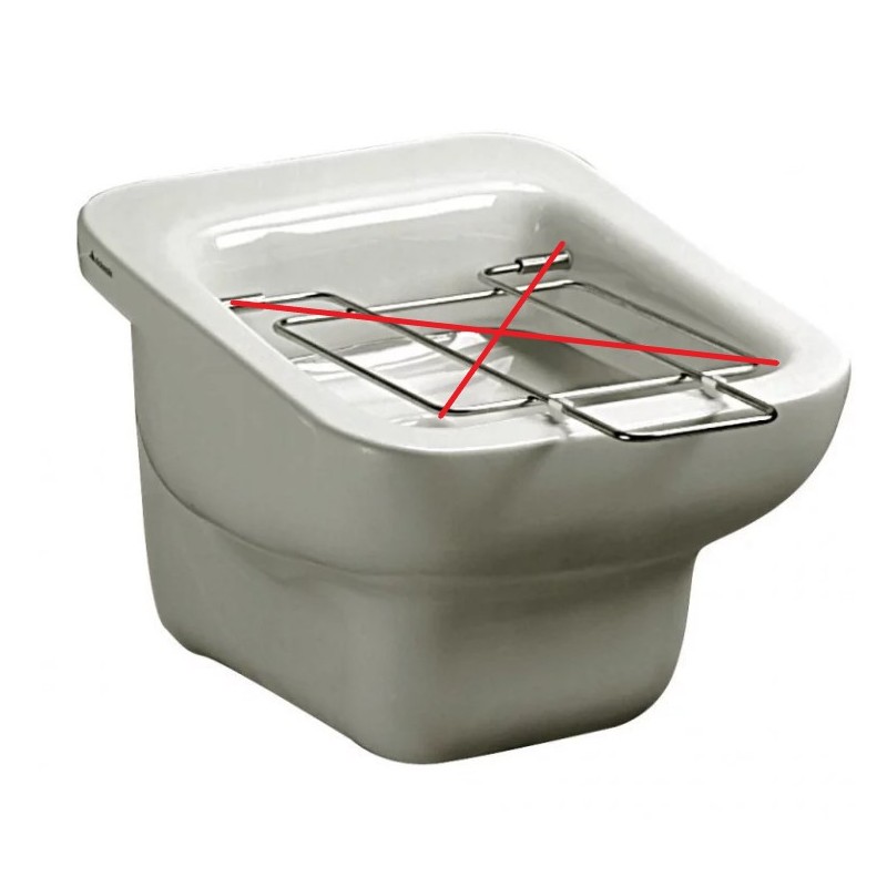 Lavabo Vidoir Porcelaine Mural IDEAL STANDARD Brenta