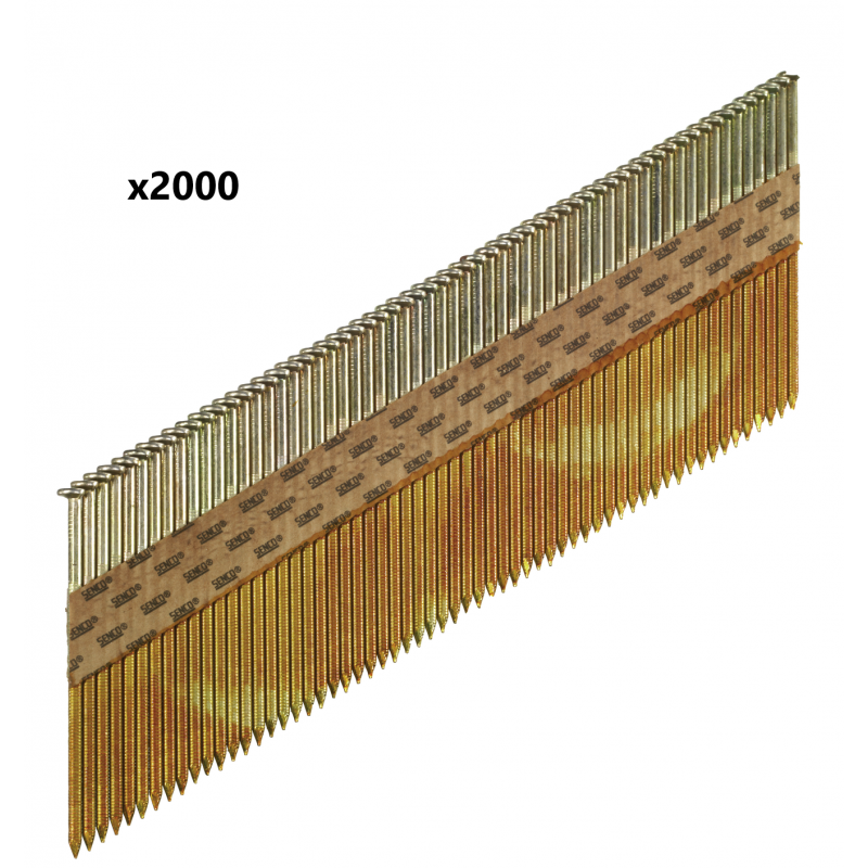 Boite de 2000 Clous SENCO pour Cloueur 3,1x75mm