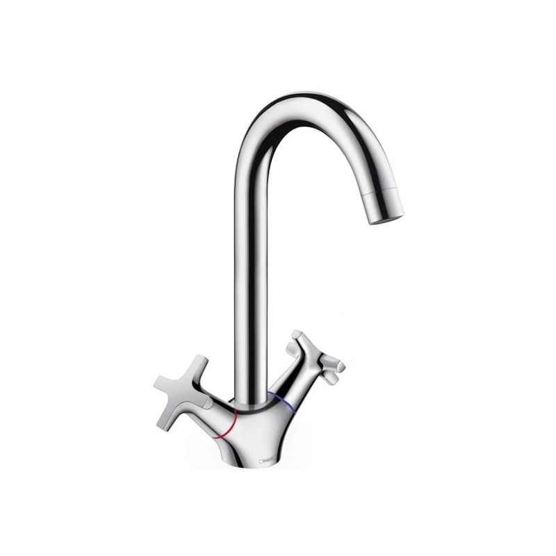 Robinet Mélangeur Evier de Cuisine 1 Jet HANSGROHE Logis Classic