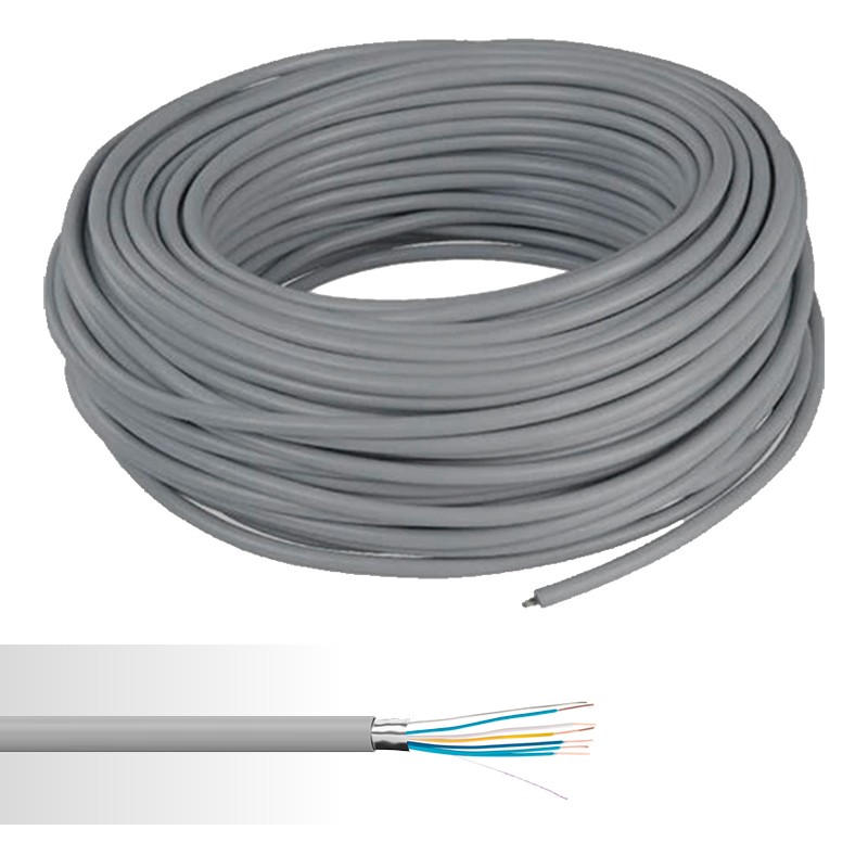 100m de Câble Téléphonique SYT PLUS 1 Num Numérique 3x2 AWG20 Gris