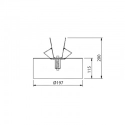 Registre de Réglage RDA ATLANTIC Pour DAC-200 Diamètre 200mm