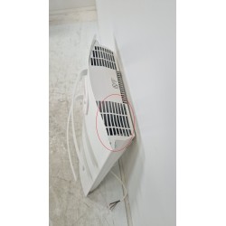 Sèche-Serviettes Electrique 1200W NOIROT Anuri avec Soufflerie Vertical Blanc pas cher