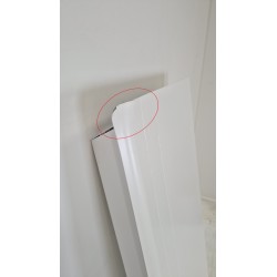 Radiateur Electrique à Inertie Fonte 2000W INTUIS Chamane Vertical Blanc pas cher