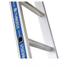 Echelle Simple Droite Aluminium TUBESCA Platinium 10 Marches