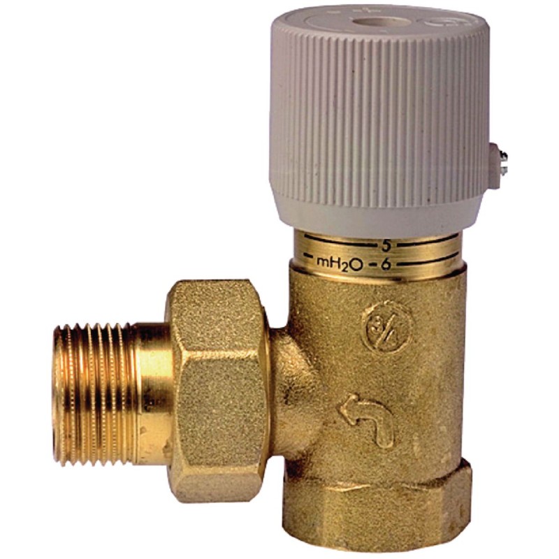 Soupape Différentielle Réglable 3/4" THERMADOR CALEFFI Laiton 10Bar - SD20