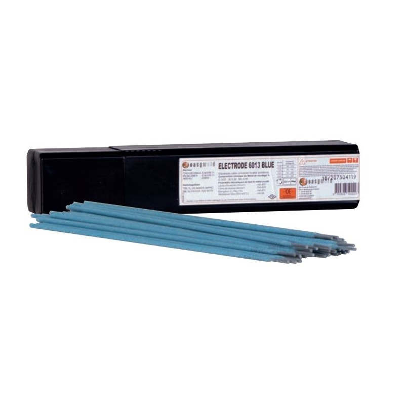 Etui de 284 Electrodes Rutiles Universelles EASYWELD Arc 6013 Blue Ø2.5x350mm