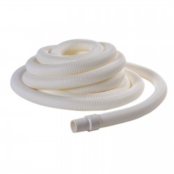 Tuyau Flottant Spiralé 15m EVERBLUE Pour Nettoyage de la Piscine Ø38mm Blanc