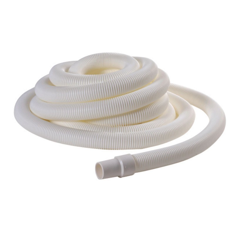 Tuyau Flottant Spiralé 15m EVERBLUE Pour Nettoyage de la Piscine Ø38mm Blanc