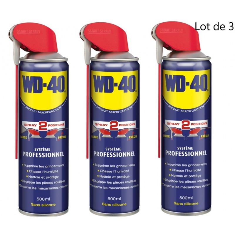 Lot de 3 Sprays WD40 500ML - 33034