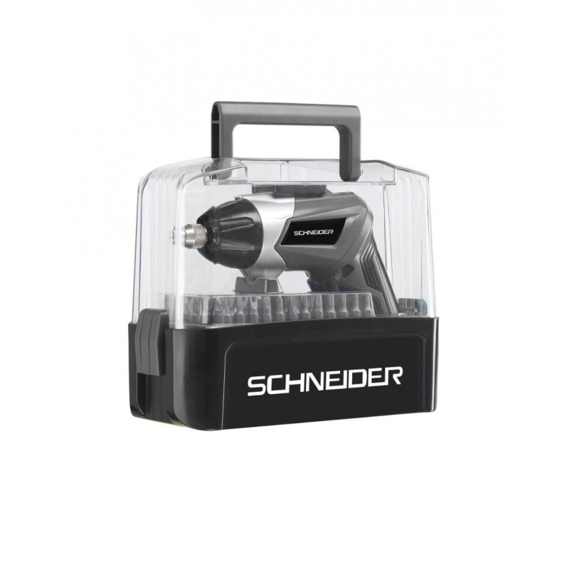 Visseuse Compacte Sans Fil SCHNEIDER 3,6V avec 54 embouts