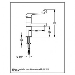 Mitigeur Lavabo SANIFIRST PRESTO Modul'mix