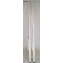 Poteaux de Volley-ball 295cm Diamètre 9cm Acier Galvanisé