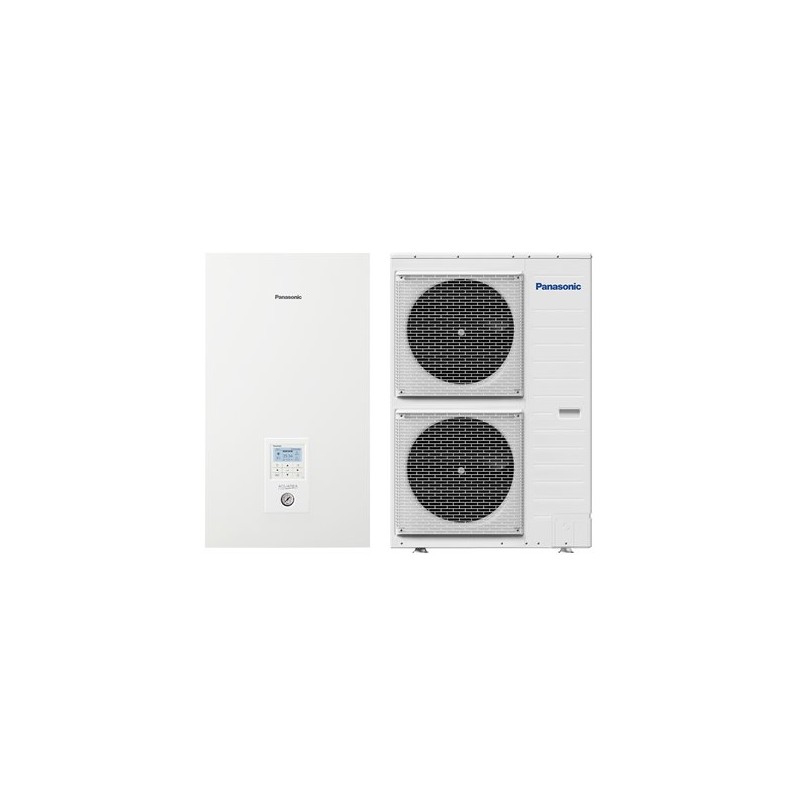 Ensemble Pompe à Chaleur Air/Eau 9kW PANASONIC Aquarea T-Cap Bi-Bloc R410 Monophasé