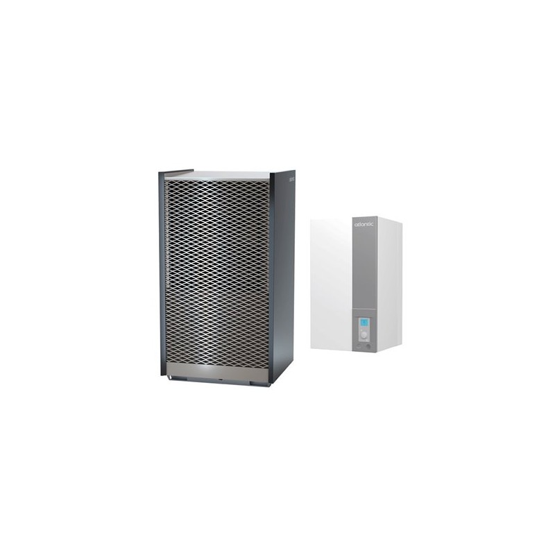 Ensemble de Pompe à Chaleur Monobloc Air/Eau 12kW ATLANTIC IXTRA M12 Triphasé