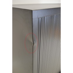 Armoire Basse Monobloc à Rideaux de Bureau MTI pas cher