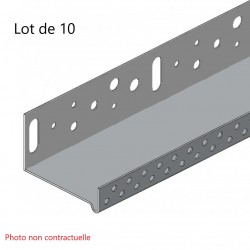 Lot de 10 Profilés de Départ Pour ITE 140mmx2,50m