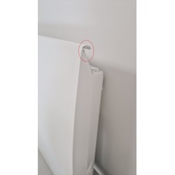 Radiateur Electrique Chaleur Douce 1000W THERMOR Ténérife Horizontal Blanc pas cher