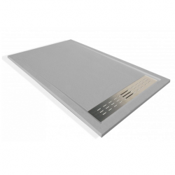 Receveur de Douche 80x170cm O'DESIGN By Ottofond Bilbao en Solidstone Gris Basalte - BILBAO170x80GB