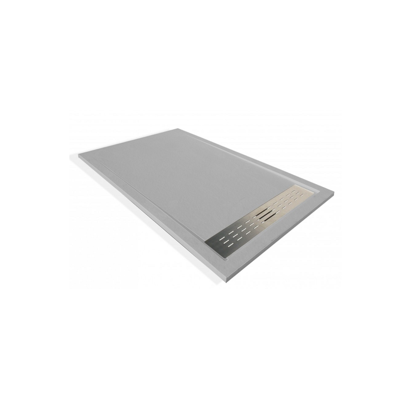 Receveur de Douche 80x170cm O'DESIGN By Ottofond Bilbao en Solidstone Gris Basalte - BILBAO170x80GB