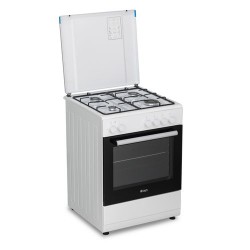 Cuisinière Mixte AYA Four 62L et 4 Feux