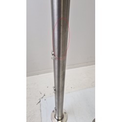 Barrière Garde-Corps Acier Inoxydable Intérieure/Extérieure 2,5m SOGEM Harmony Fixation au Sol pas cher