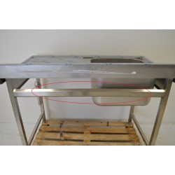 Table Plonge Inox 1Bac BOBET MATERIEL Avec Égouttoir pas cher.