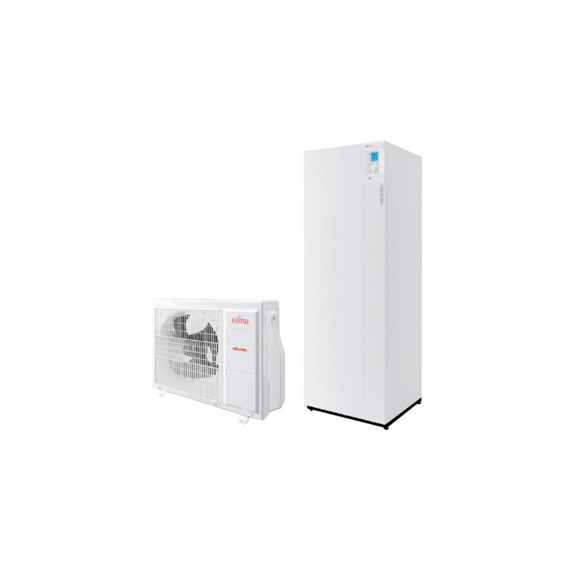 Ensemble Pompe à Chaleur Air/Eau 7.5kW ATLANTIC FUJITSU Alfea Extensa Duo A.I