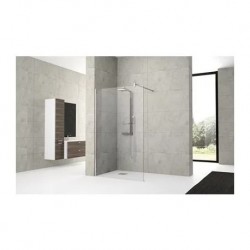 Paroi de Douche Fixe à l'Italienne AQUANCE Ixia 100x195cm Argent