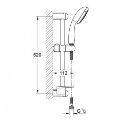 Ensemble de Douche 4 Jets GROHE Tempesta 100 28593002