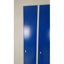 Vestiaire Industrie Propre 4 Colonnes Monobloc G-OFFICE Fermeture Moraillon pas cher.