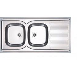 Evier Inox 2 Bacs FRANKE L120cm  103.0335.734