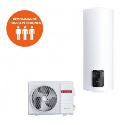 Chauffe-Eau Thermodynamique 150L ARISTON Nuos Split Connecté Mural avec Unité Extérieure - 3069749-3629070