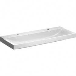 Vasque Lavabo à Encastrer 120cm GEBERIT Xeno2 en Grès Blanc