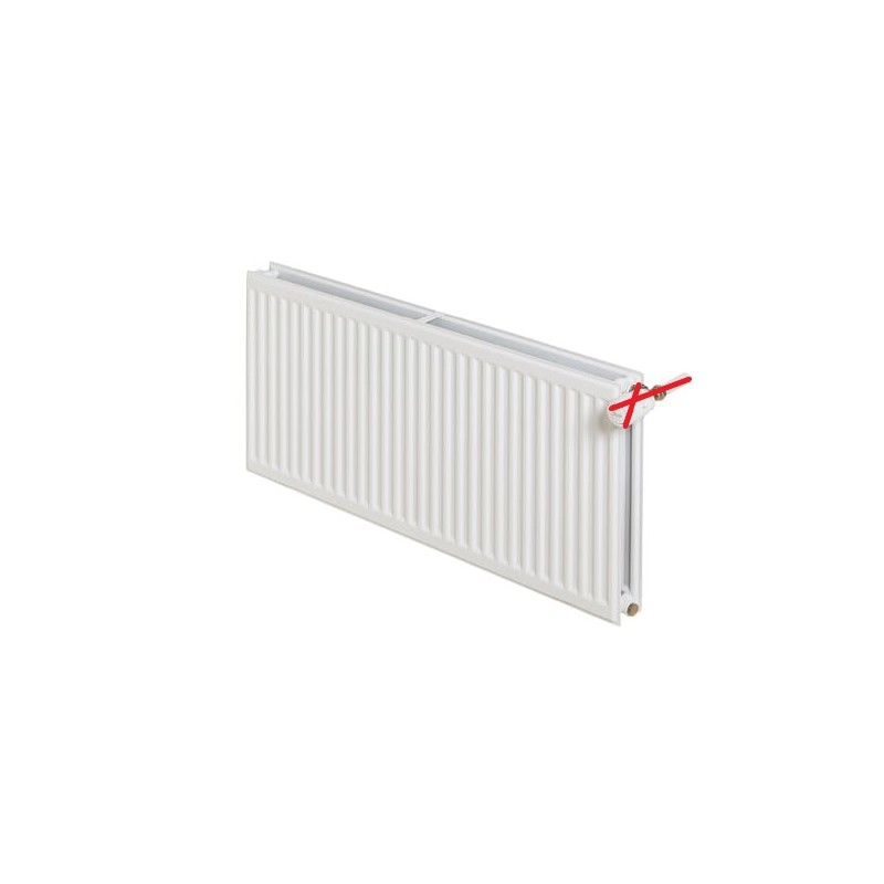 Radiateur Acier Eau Chaude 2113W HENRAD Hygiène T20 Horizontal H700xL1800mm