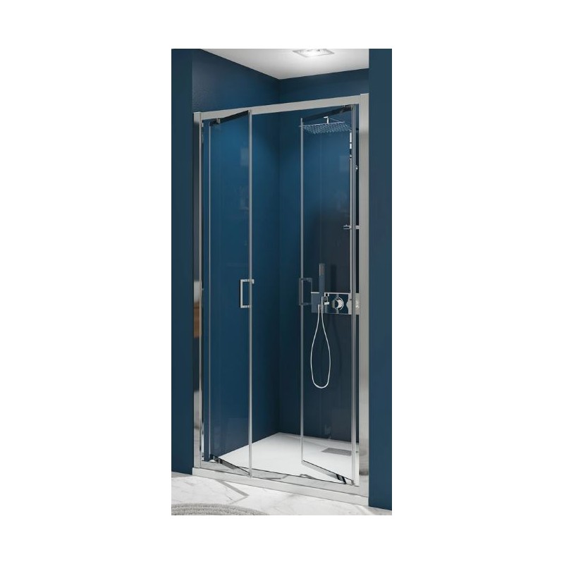 Paroi de Douche KINEDO Smart Express 2 Portes Pivotantes 80cm Chromé