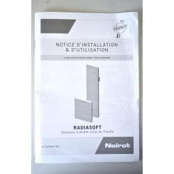 Radiateur Électrique Double Corps de Chauffe 2000W NOIROT Radiasoft DCN3457SEEC