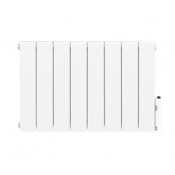 Radiateur Electrique à Fluide Caloporteur 2000W HEATZY Bloom Connecté Wifi Horizontal Blanc