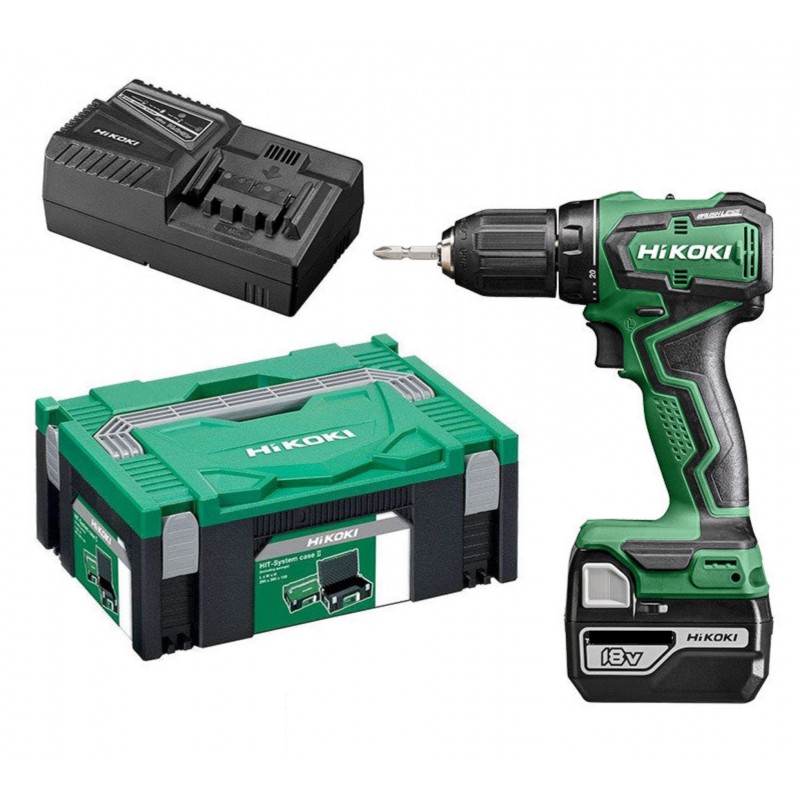 Perceuse Visseuse HIKOKI 18V 3Ah Li-ion 1 Batterie + Chargeur - DS18DDWQZ